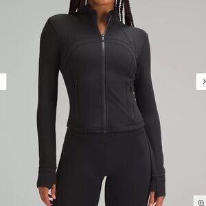 Lululemon Define Cropped Jacket Nulu Black Size 6